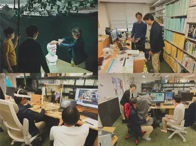 We invited Tham to try out various demos.