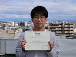 Kusuyama Receives IEEE Kansai Section Student Paper Award